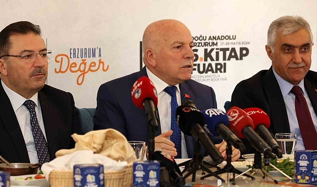 Başkan Sekmen: &quot;Kitap dünyasının kalbi Erzurum&#039;da atacak&quot;