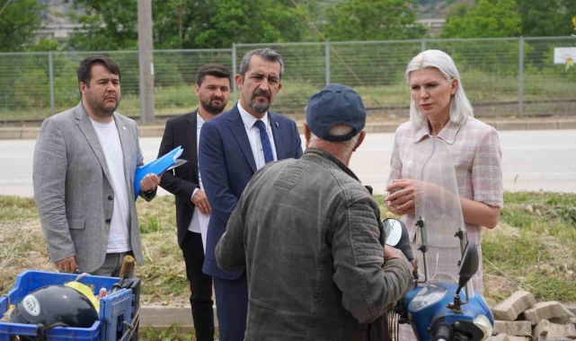 Başkan Subaşı sahada incelemelerde