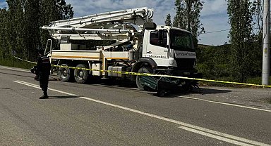 Beton pompası vincinin çarptığı patpat sürücüsü hayatını kaybetti