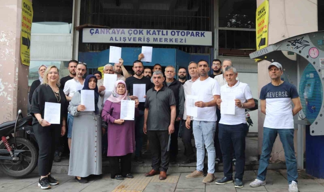 Çankaya Katlı Otopark yıkılıyor, tahliye kararı verilen esnaftan tepki
