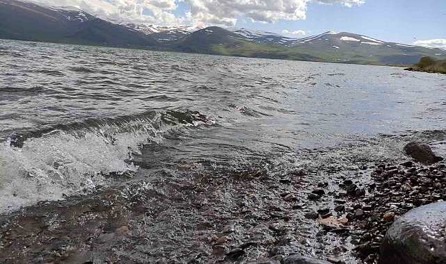 Çıldır Gölü&#039;nde su seviyesi yükseldi