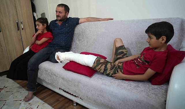 Çocuk Duvardan Atlayarak Bacağını Kırdı