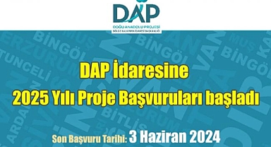 DAP 2025 YILI PROJE TEKLİF ÇAĞRISINA ÇIKTI
