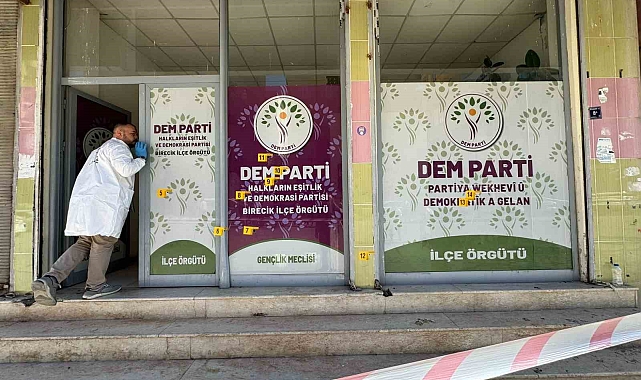 DEM Parti bürosuna silahlı saldırı gerçekleştirildi