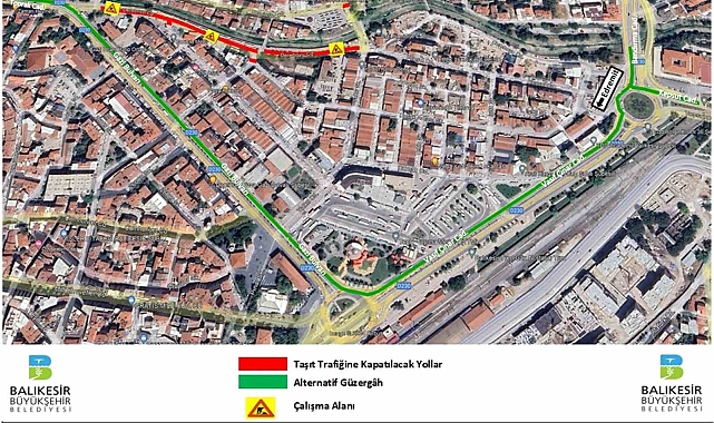 Dereboyu Caddesi taşıt trafiğine kapatılıyor