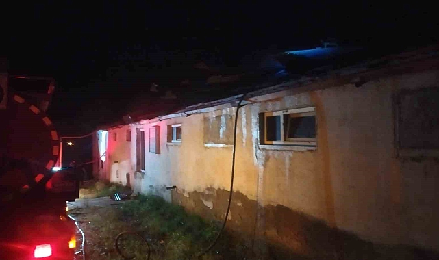 Elazığ&#039;da tavuk çiftliğinde çıkan yangında yüzlerce tavuk telef oldu