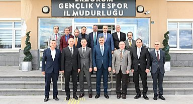 Erzurum Valisi Mustafa Çiftçi Çiftçi'ye spor tesislerini ziyaret etti