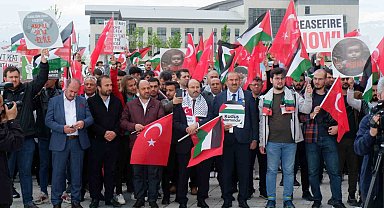 ETÜ öğrencileri, Filistin için yürüdü