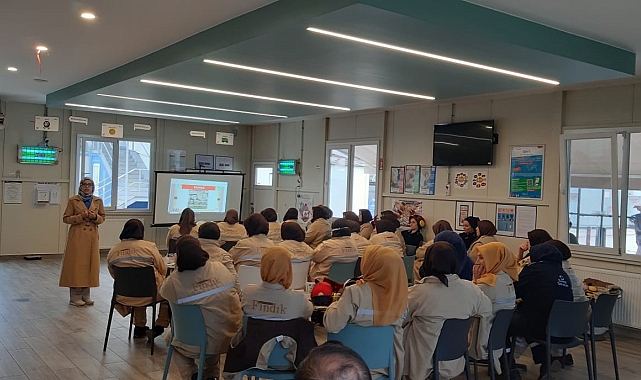 Fabrikalarda kadın çalışanlara sağlık taraması yapıldı