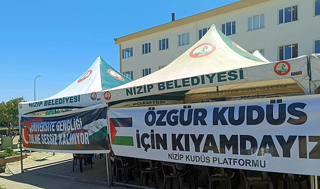 Gaün&#039;de Gazze Protestosu Yapıldı
