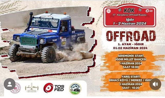Iğdır’da Offroad Kupası heyecanı yaşanacak