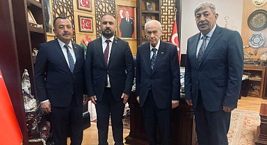 Iğdır heyetinden Bahçeli'ye ziyaret