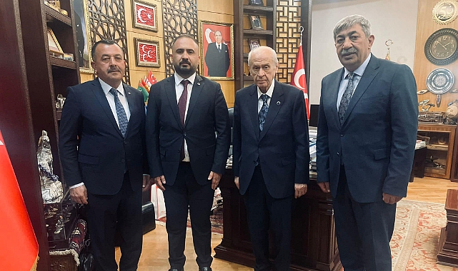 Iğdır heyetinden Bahçeli&#039;ye ziyaret