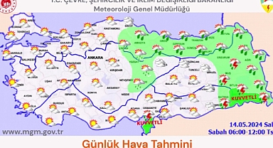 Iğdır için şiddetli yağış uyarısı!