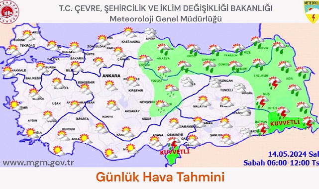 Iğdır için şiddetli yağış uyarısı!