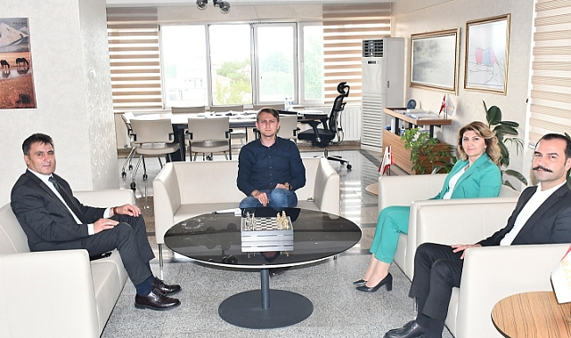 Iğdır İl Özel İdaresinden Kaymakam Özcan’a Ziyaret