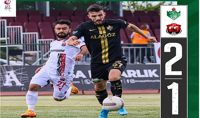 Iğdır Spor – 24 Erzincan ilk yarı sonucu 2-1