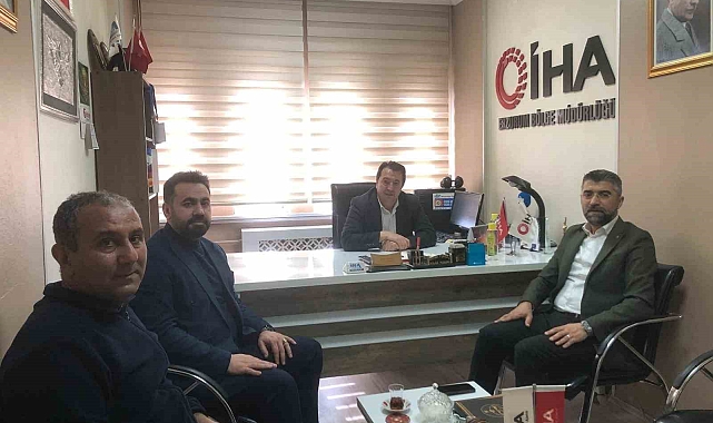 İHA Erzurum Bölge Müdürlüğü&#039;ne ziyaret