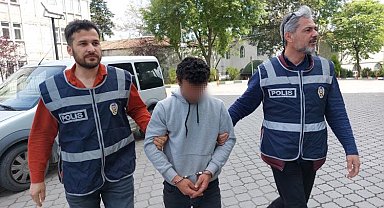 İnşaattan hurda demir çalan şahıs tutuklandı