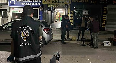 İş yerinde bacağından silahla vuruldu