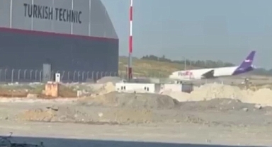 İstanbul Havalimanı'nda kargo uçağı paniği! İniş takımları açılmayınca...