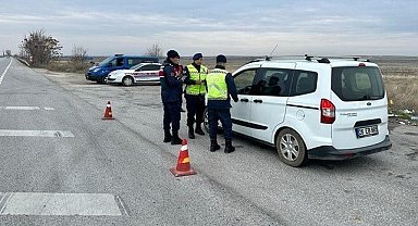 Jandarma ekiplerinin trafik denetimde 7 milyon TL ceza yazıldı