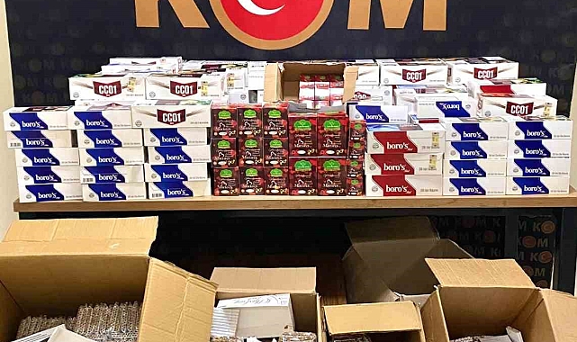 Kaçak sigara operasyonunda 24 şahıs hakkında işlem yapıldı