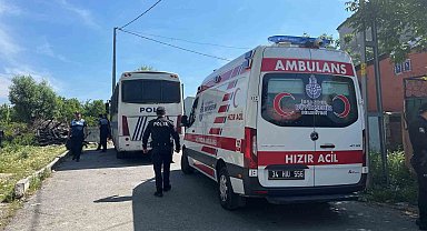 Kaçak yapıların yıkımı sırasında gerginlik yaşandı