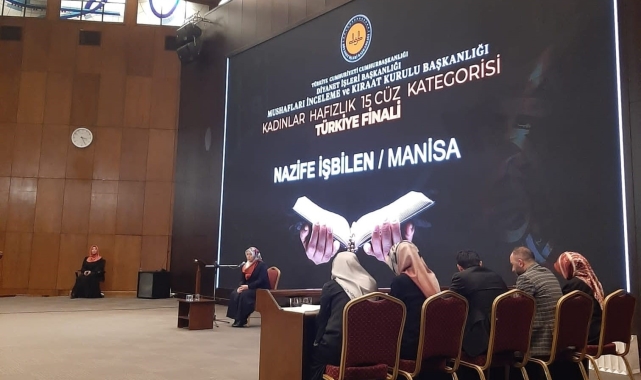 Kadın hafızlık yarışmasının Türkiye ikincisi Manisa&#039;dan