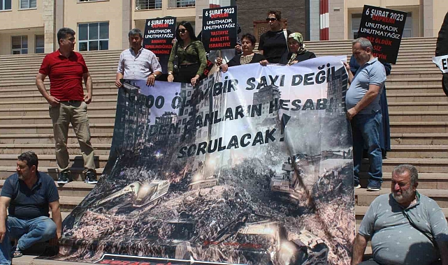 Kahramanmaraş&#039;ta Güvenç Apartmanı&#039;nda yakınlarını kaybedenler &#039;adalet&#039; istedi