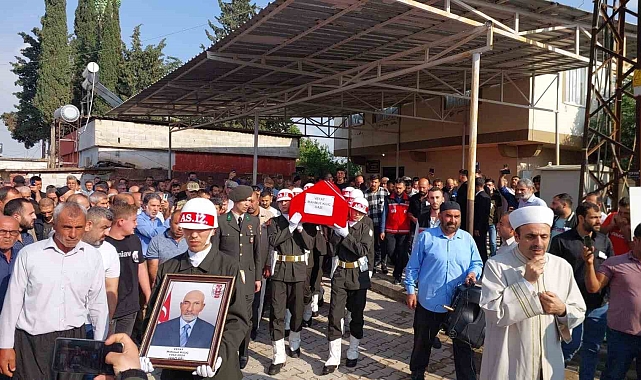 Kalp krizi sonucu hayatını kaybeden 84 yaşındaki gazi, sol yolcuğuna uğurlandı