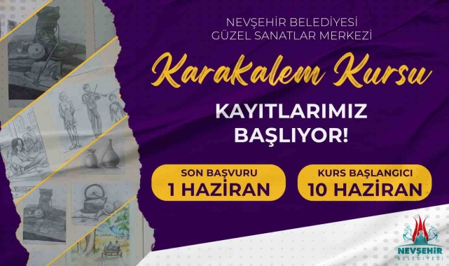 Karakalem resim kursu açılacak