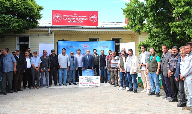 Karakoyunlu’da hibe destekli mısır tohumu dağıtımı yapıldı