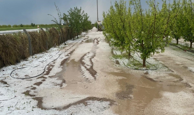 Karaman&#039;da dolu ve sel 100 bin dekar ekili alanda zarara yol açtı