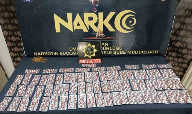 Karaman&#039;da sentetik hapla yakalanan 1 kişi tutuklandı