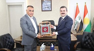 Kaymakam Kumcu, Irak'a açılan Üzümlü Sınır Kapısı'nda incelemelerde bulundu