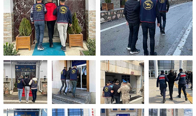 Kesinleşmiş hapis cezası bulunan 26 zanlı tutuklandı