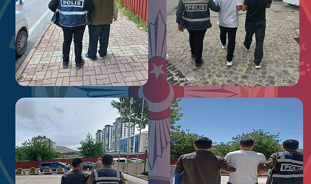 Kesinleşmiş hapis cezası olan 18 zanlı yakalandı