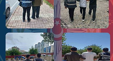 Kesinleşmiş hapis cezası olan 18 zanlı yakalandı