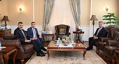 Komşu valiler, Vali Çiftçi'yi ziyaret etti