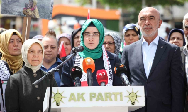 Konyalı annelerden Gazzeli annelere destek