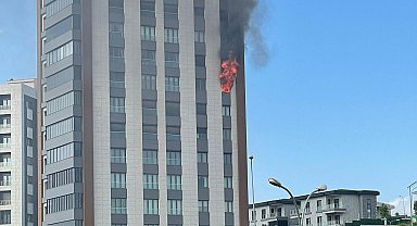 Lüks sitede yangın çıktı