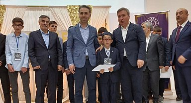 Minik hafız bölge birincisi oldu