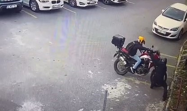Motosiklet hırsızları, polisi harekete geçirdi