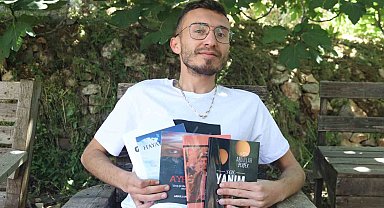 MS hastası genç, yazdığı kitaplarla hayata tutunuyor