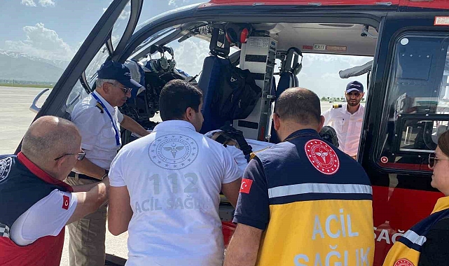 Muş&#039;ta elektrik akımına kapılan genç Ankara&#039;ya sevk edildi