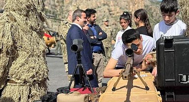 Öğrencilere yerli ve milli savunma teknolojisi tanıtıldı