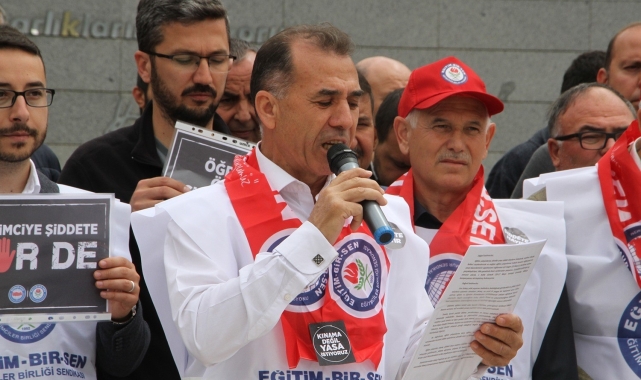 Öğretmenler iş bırakıp şiddetin son bulmasını istedi