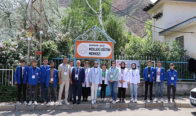 Onlarca öğrenci Erzurum&#039;dan Avrupa&#039;ya staj için gidiyorlar