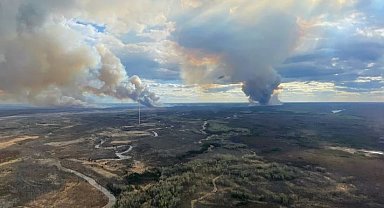 Orman yangını 10 bin hektarlık alana yayıldı